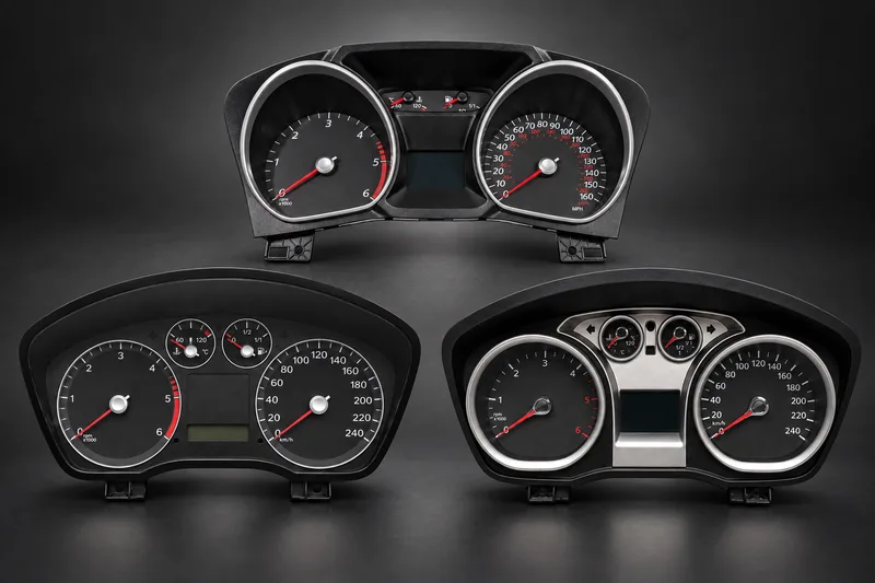 Ford kombiinstrument samlingsbild